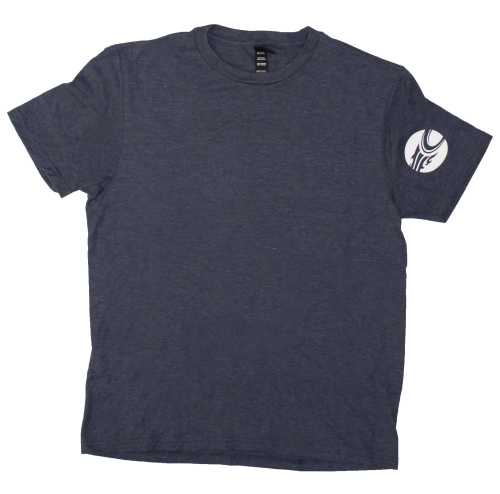 Mens Kite Surf Wing Foil T Navy Front.png