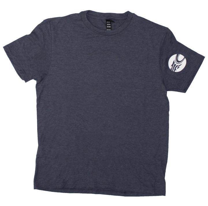 Mens Kite Surf Wing Foil T Navy Front.png