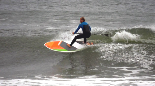Łukasz Koński na Mistrzostwach Polski w SUP na Bałtyku